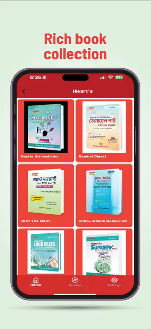 Hearts books screenshot 1