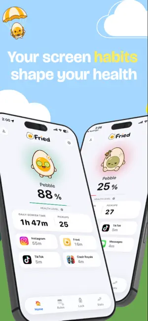 Fried: Screen Time Control screenshot 2