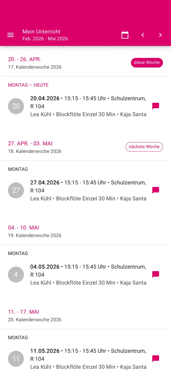 Screenshot #2 pour Musikschule GAP