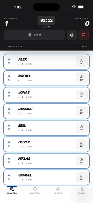 Pitchlog screenshot 3