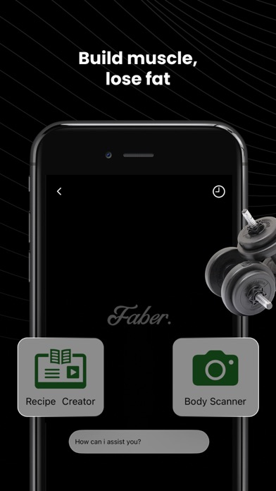 AI Personal Trainer - Faber iPhone screenshot 4 - Health & Fitness app