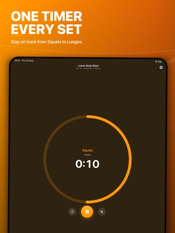 Tabata Timer: HIIT Intervals iPad screenshot