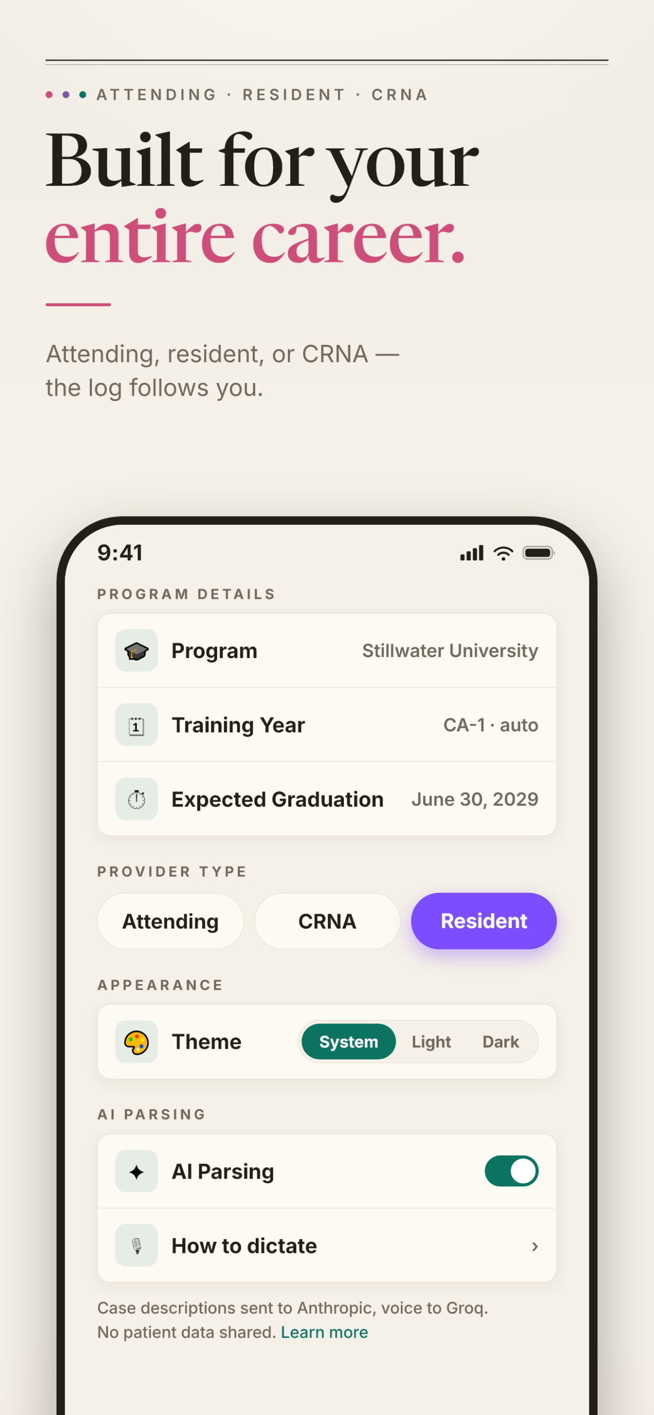 Anesto - Anesthesia Case Log screenshot 6