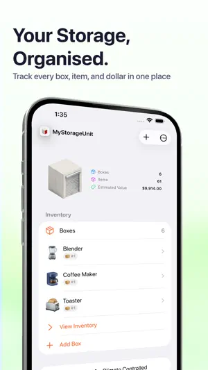 MyStorageUnit - Item Inventory screenshot 1
