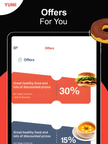 Yumi Food iPad screenshot