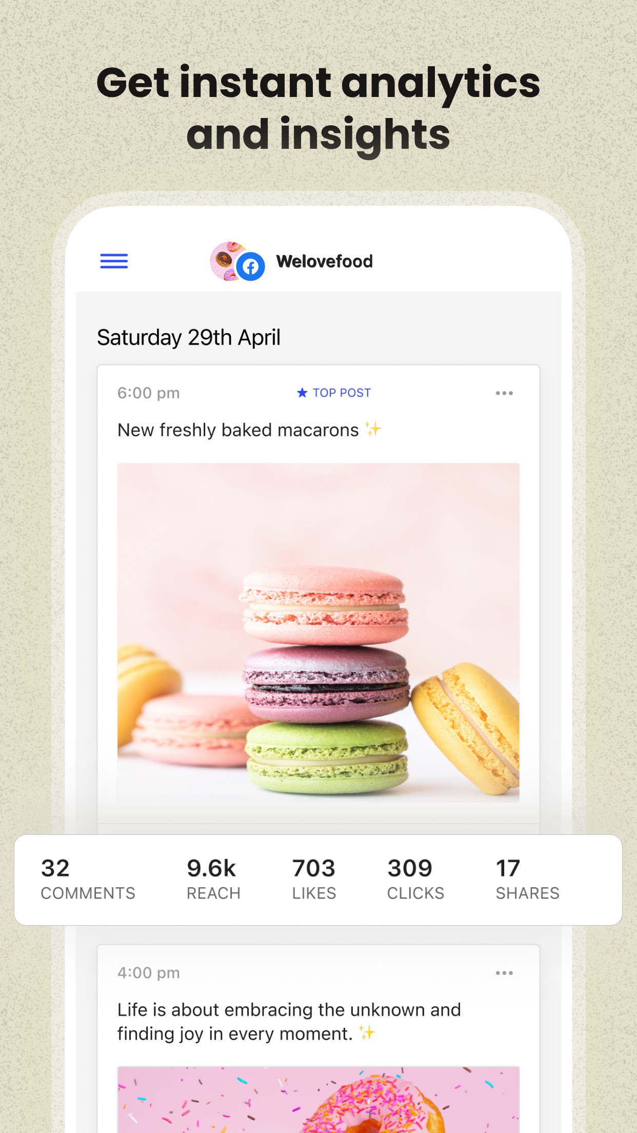 Screenshot do app Buffer: Plan & Schedule Posts