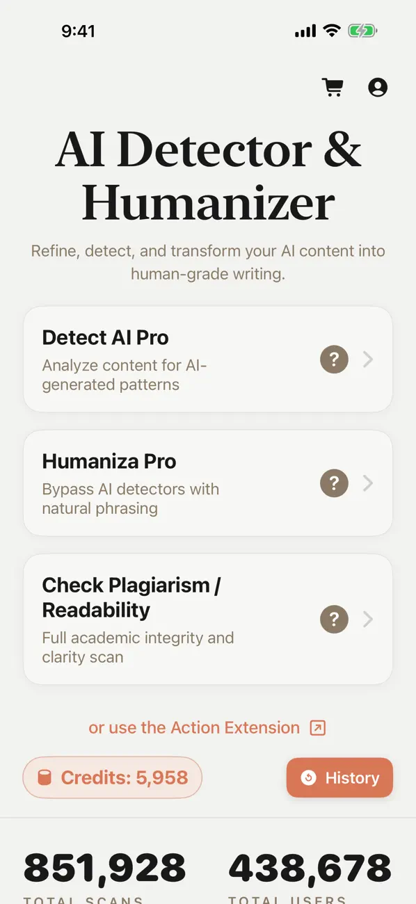 Screenshot #2 pour Detecteur IA et Humaniseur