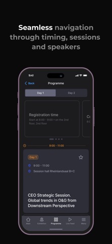 BGS Event App screenshot