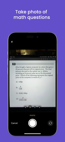 MathAI - Capture and Solve iPhone screenshot