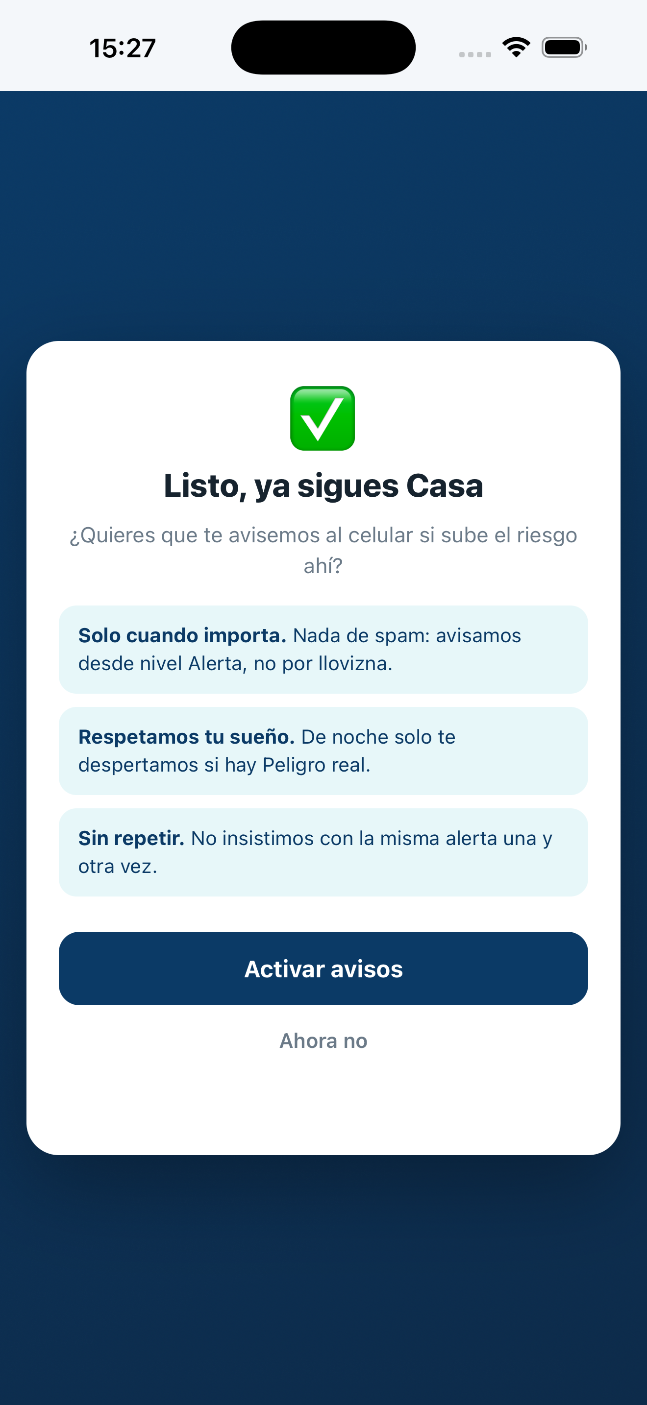 amaru: alertas de lluvia screenshot 6