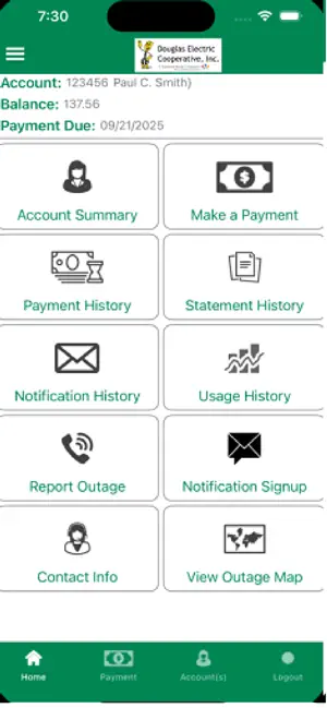 Douglas Electric Cooperative screenshot 1