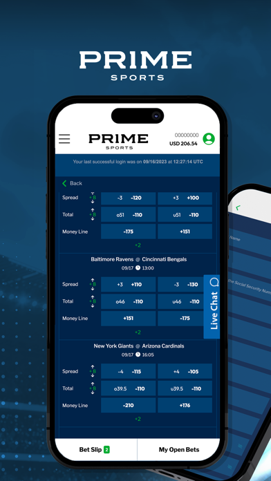 Prime Sports - New Jersey Screenshot