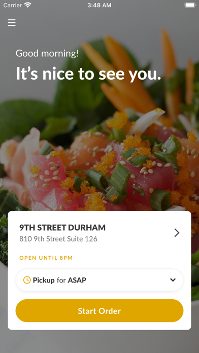 ZenFish Poke iPhone screenshot 2 - Food & Drink app