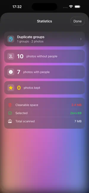 PeopleFree Photo Cleaner screenshot 3