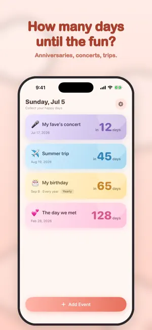 Himekuri - Day Countdown screenshot 1