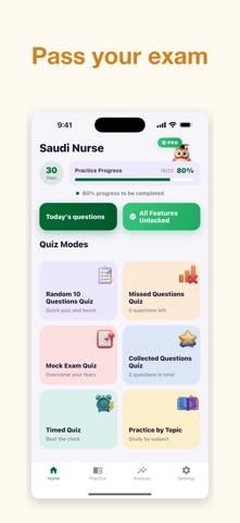 Saudi Nurse SNLE Exam Prep iPhone screenshot