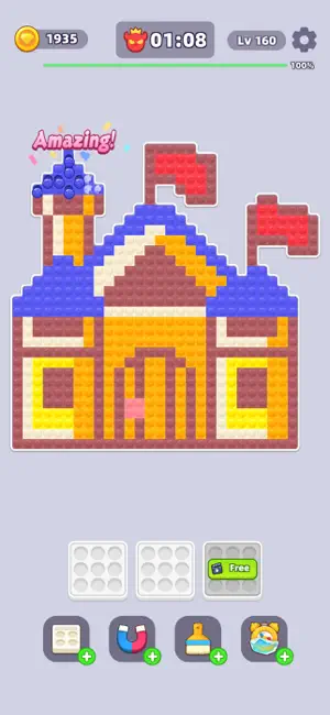 Jewel Color Sort: Pixel Puzzle iPhone screenshot 3