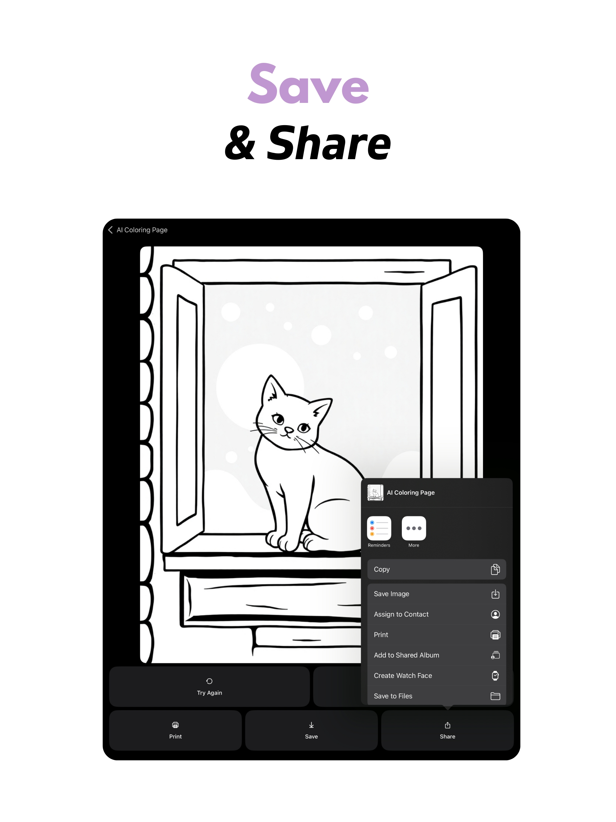 AI Coloring Page Generator screenshot 11