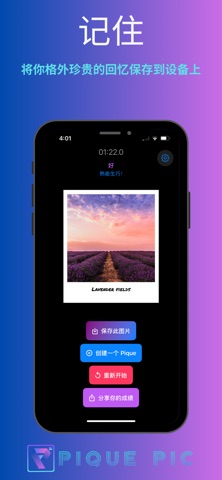 Pique Pic – 照片分享游戏 screenshot