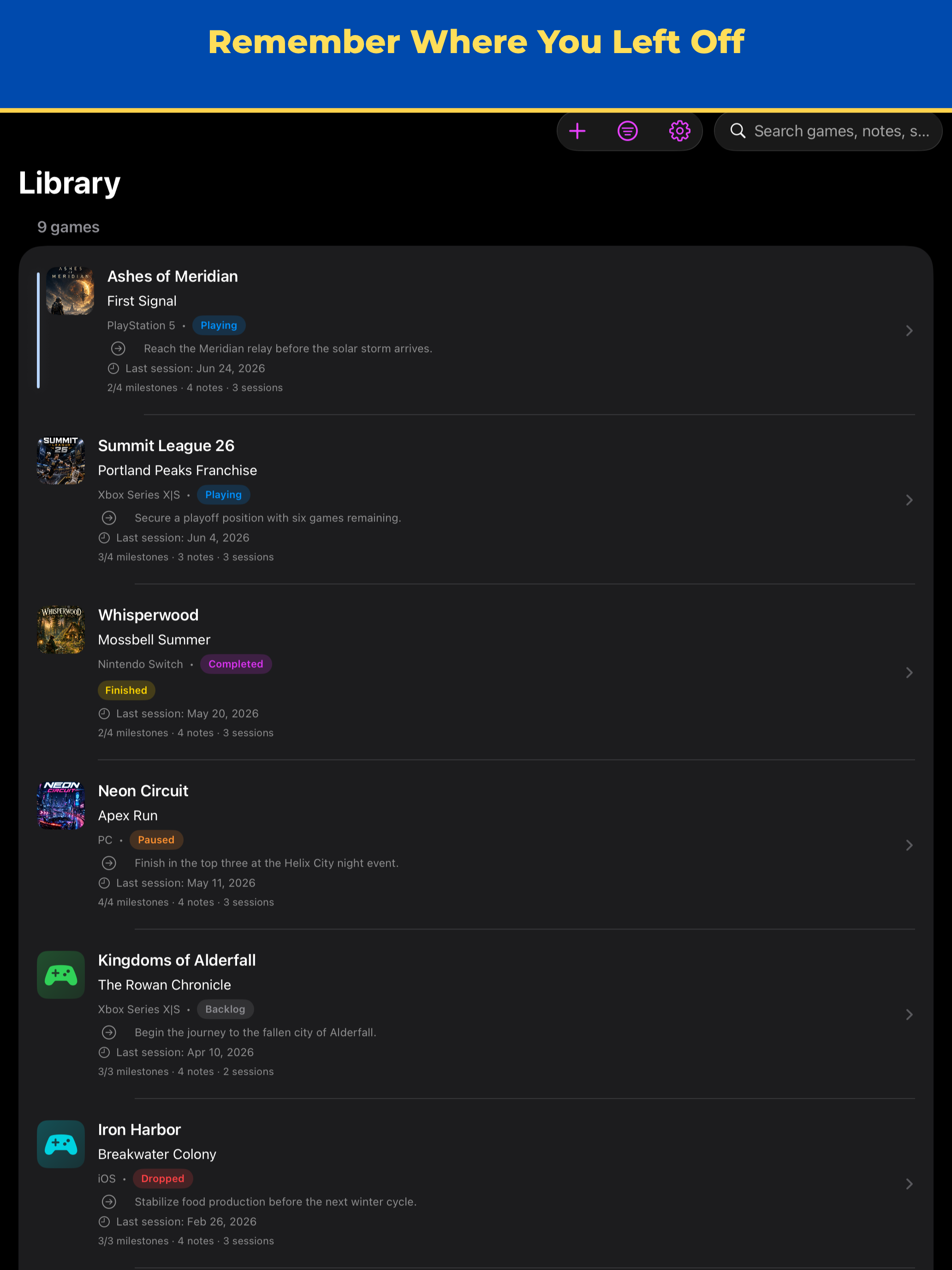 Savepoint Journal screenshot 8