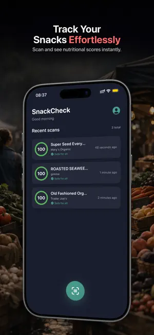 Snack Check: Kids Food Scanner screenshot 1