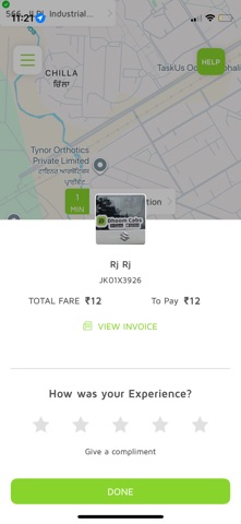 Dhoom Cabs iPhone screenshot