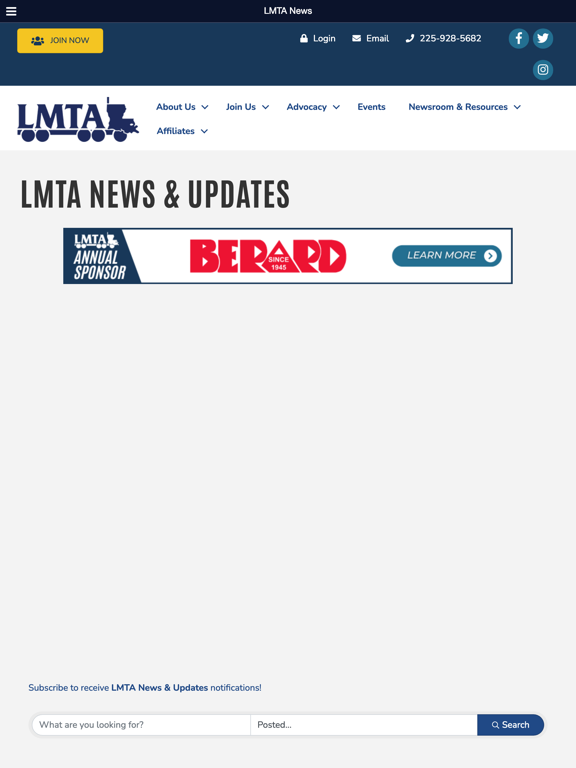 LA Motor Transport Association iPad screenshot 5 - Business app