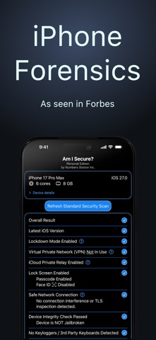 Am I Secure? Forensic Scan Screenshot 1 of 4