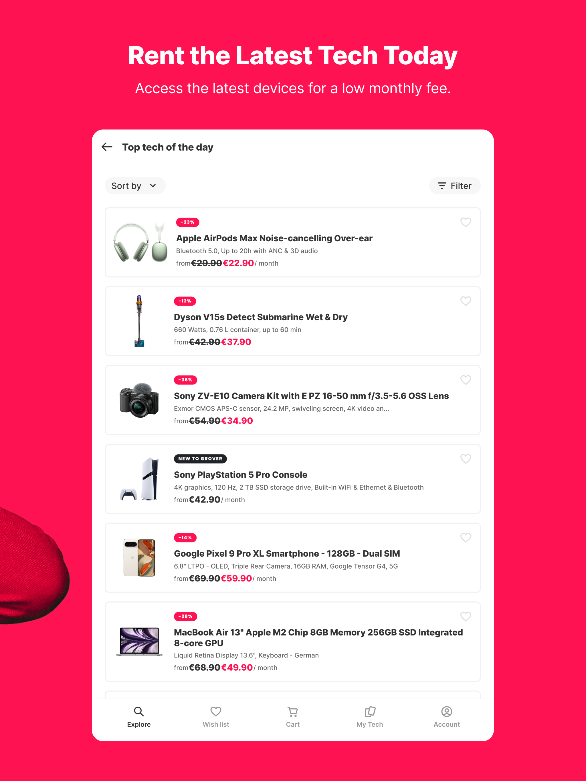 Grover – rent tech flexibly screenshot 8