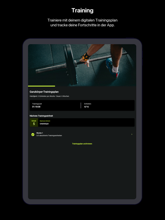 S'GYM iPad screenshot