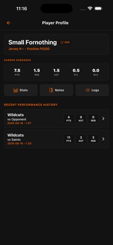 Hoops Tracker Basketball Stats Screenshot 7 of 7