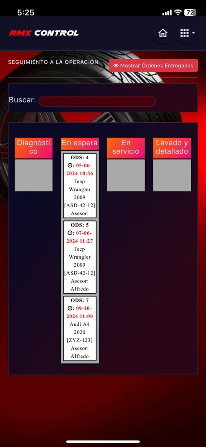 RMX Control Taller automotriz