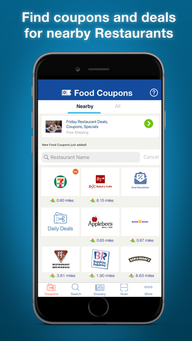 Food Coupons Fast Deals Reward Screenshot