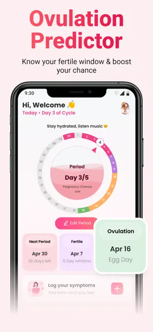 Period Log & Cycle Tracker screenshot 2