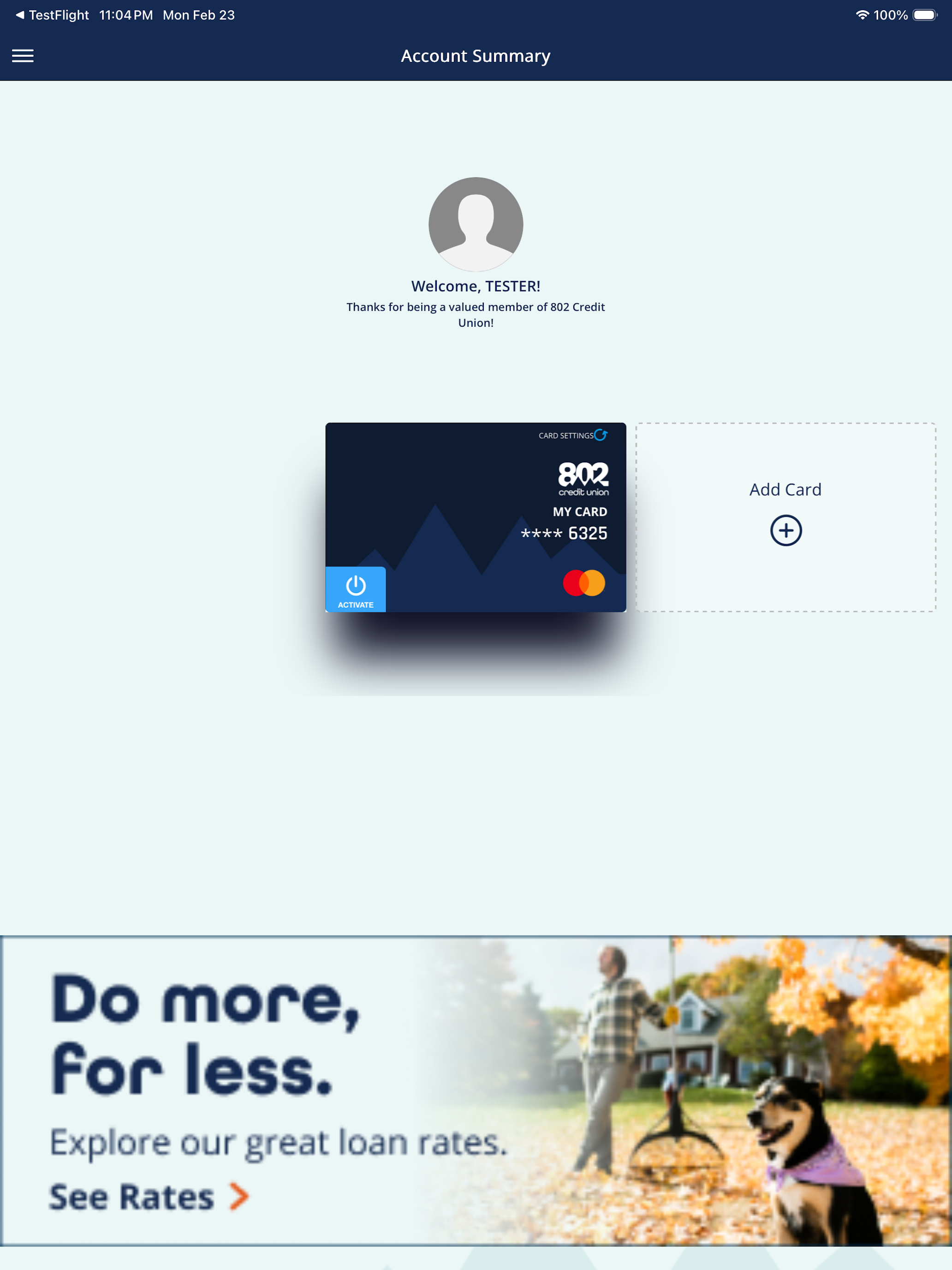 802 CU Card App screenshot 10