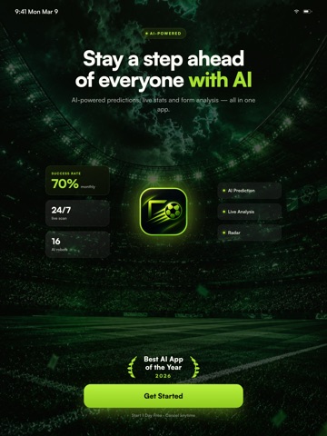 GoalGPT: AI Football Analysis iPad screenshot 1