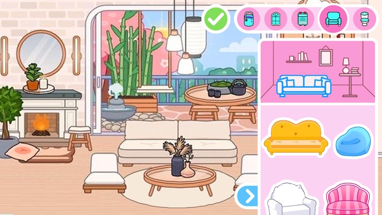 小镇生活世界米加米家公主小屋大全过家家梦想装扮女生解压模拟器