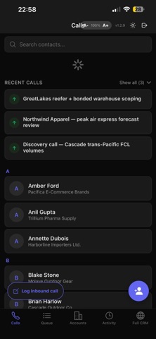 BodiCRM screenshot
