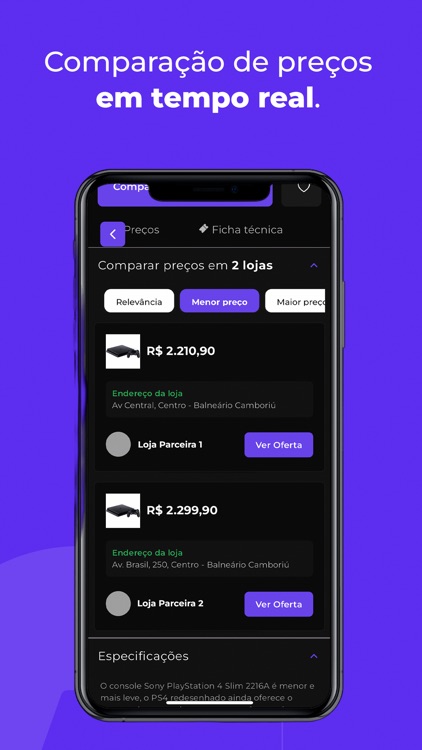 Onve: Comparador de preços