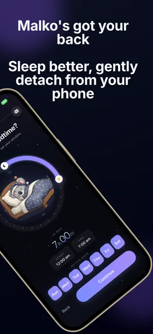 Bed time app blocker : Malko screenshot 2