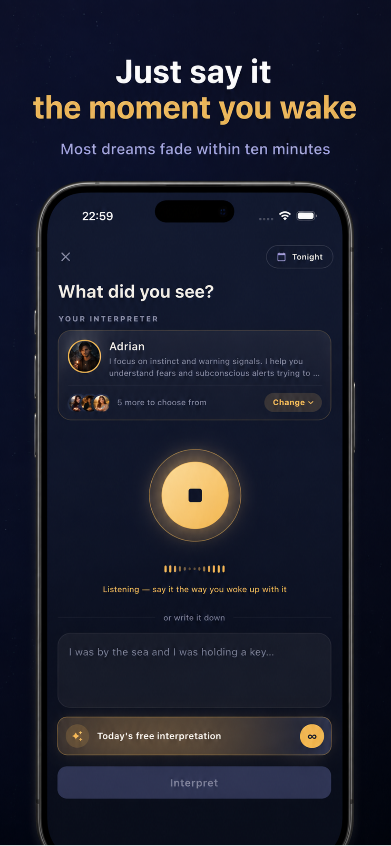 AI Dream Interpreter - Drimora screenshot 3