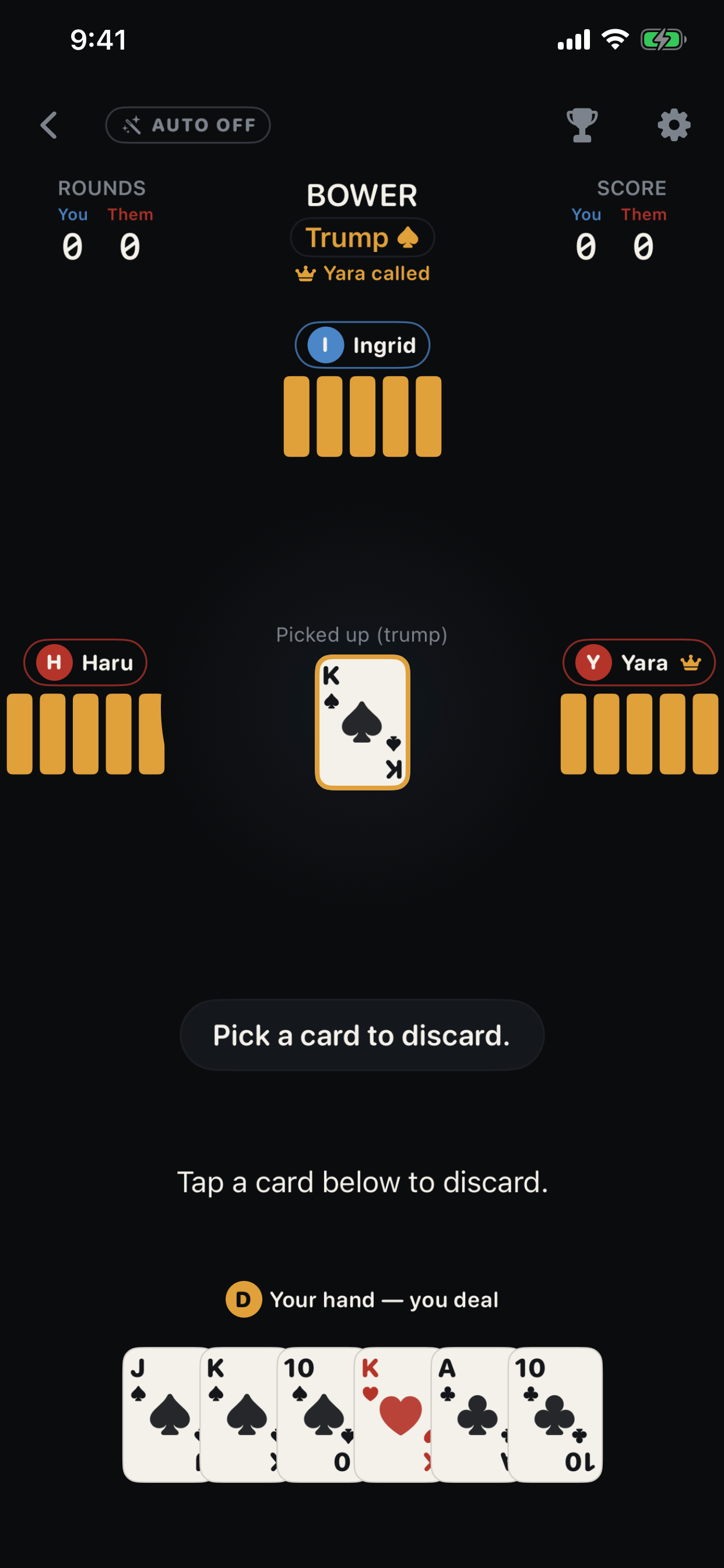 Bower: Euchre screenshot 4