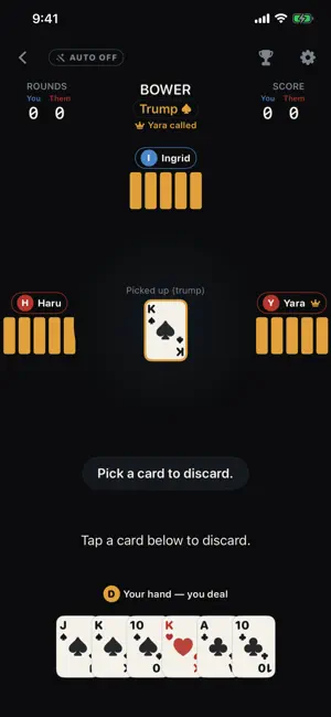Bower: Euchre screenshot 4