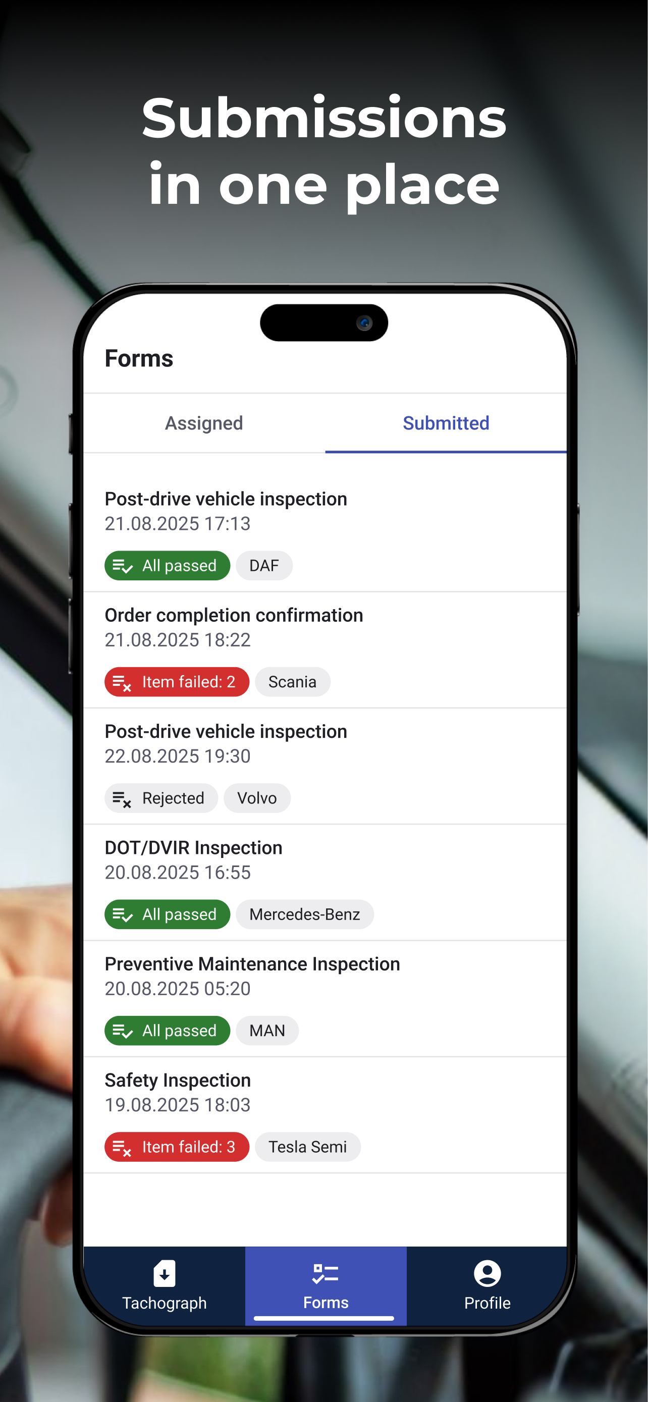 Wialon Driver screenshot 5