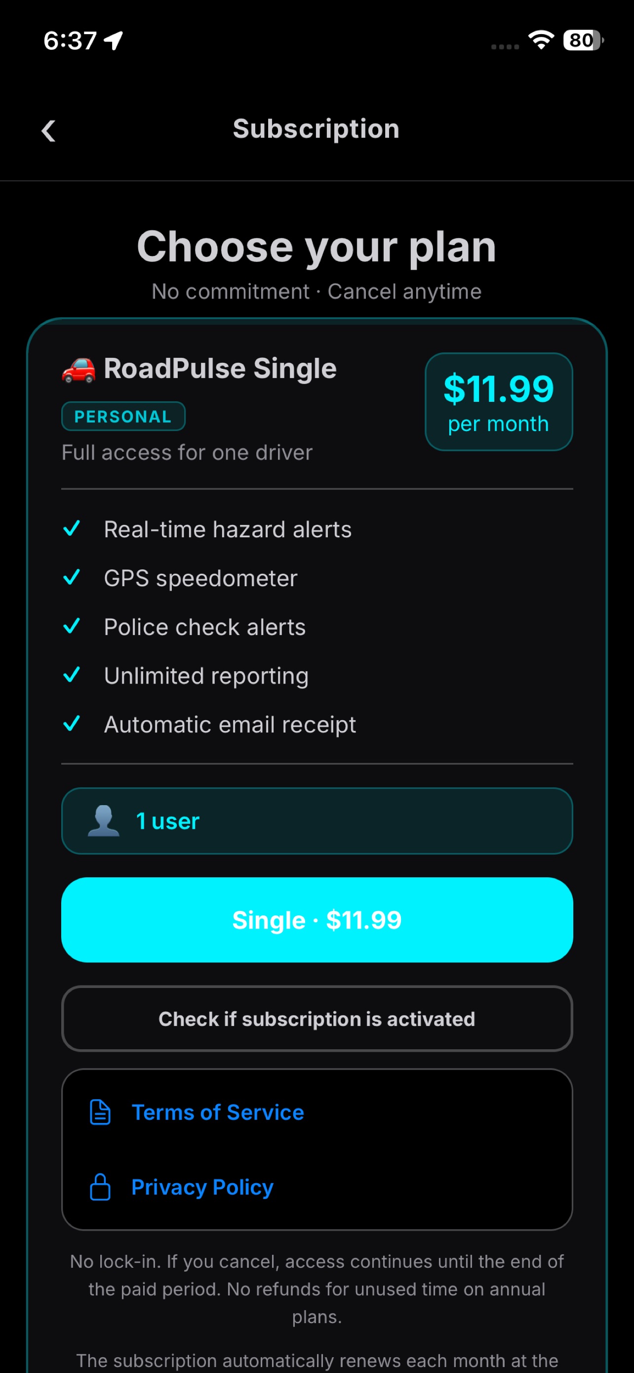 Screenshot 2 of RoadPulse