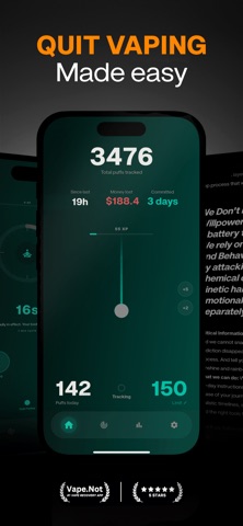 Quit Vaping Tracker: Vape.Not screenshot