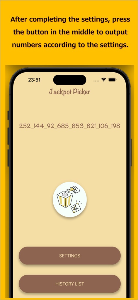 Jackpot Picker - jackpot-picker-random-number-generator-screen