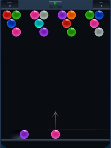 Bubble Shooter HD iPad screenshot