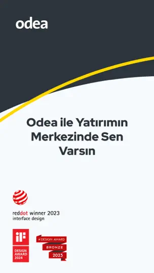 Odea Mobil Bankacılık iPhone Ekran Görüntüsü 1