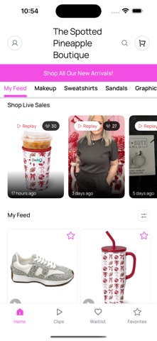 The Spotted Pineapple Boutique iPhone screenshot